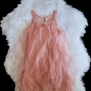 Peach toddler dress
